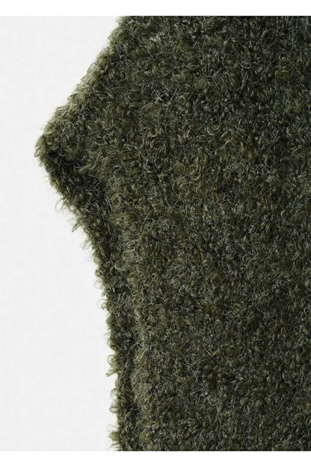 Balıkçı yaka triko yelek - 6