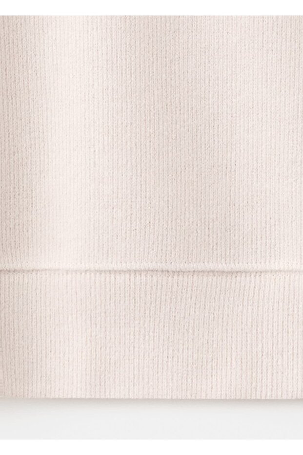 Düz kesim regular fit triko sweatshirt - 7