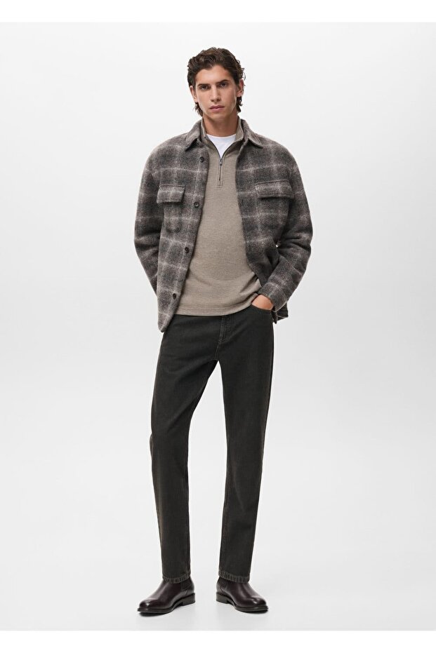 Regular fit fermuarlı sweatshirt - 2