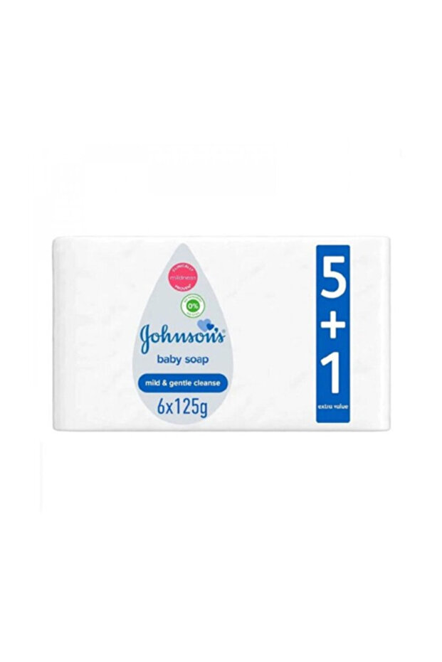 Johnson's Baby Soap Bar 6 x 125g