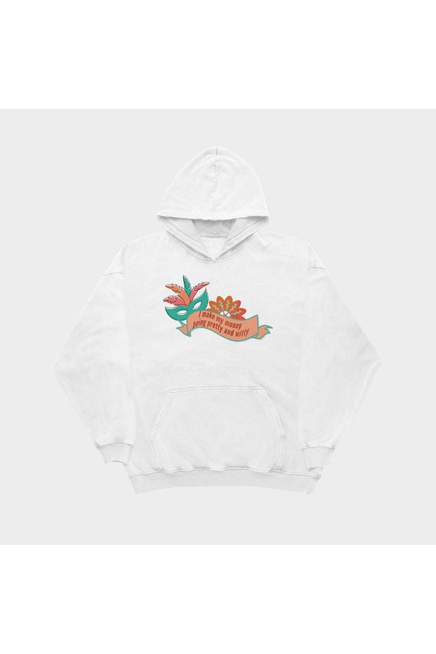 Taylor Swift the Life of a Showgirl Album Printed White Sweatshirt Unisex Cotton Relaxed Fit
