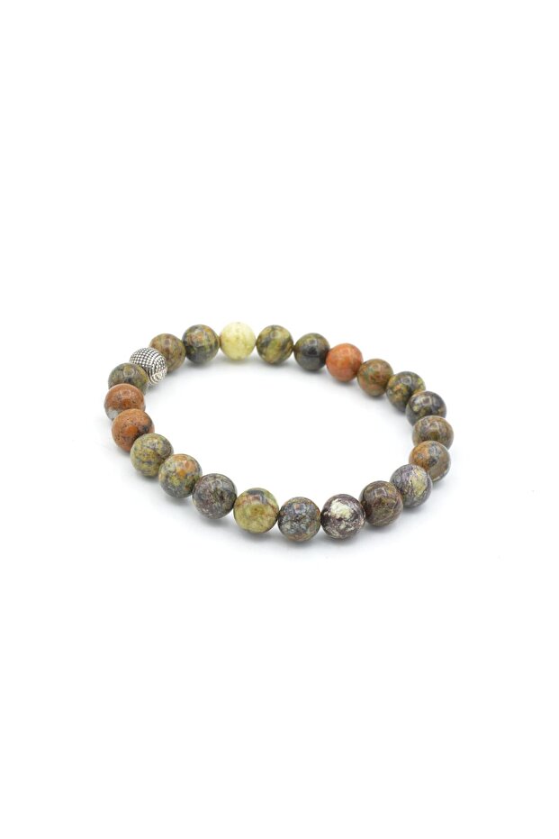 Genuine Natural Green Opal Stone Bracelet 8 mm