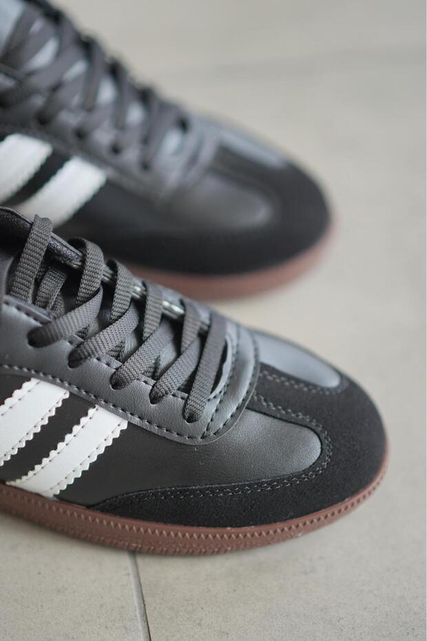 Kadın Siyah Günlük Sneaker - 8