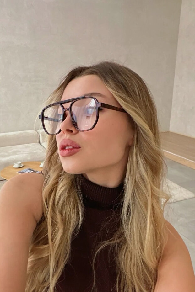 نظارات بإطار ليوبارد متوافقة مع البصر ومقاومة للضوء الأزرق، نظارات قابلة للتبديل مع حماية من الضوء الأزرق - 2