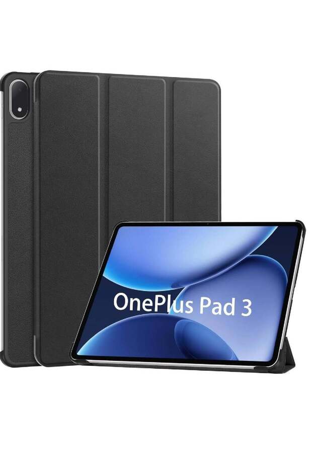 Case for OnePlus Pad 3, Ultra Slim Lightweight Folding Smart Cover PU Protective Case