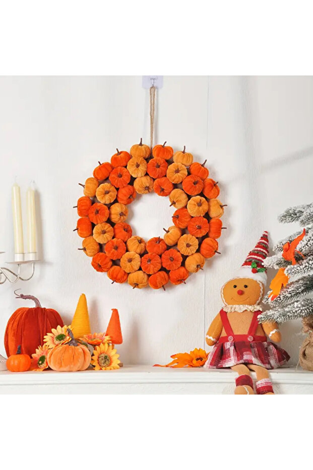 Pumpkins Kapı Çelengi 40cm - 2