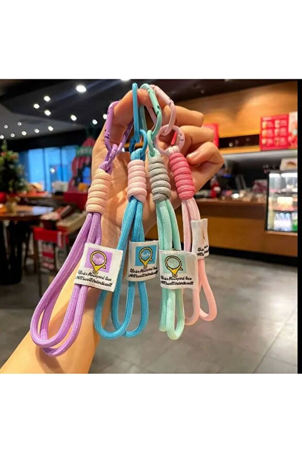 Lumaks Handmade Colorful Phone Strap Bag & Keychain Strap (Unisex, Durable, Multi-Purpose) - 6