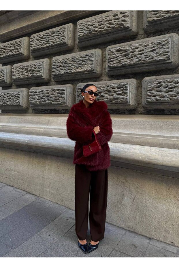 Luxury Faux Long Fur Coat
