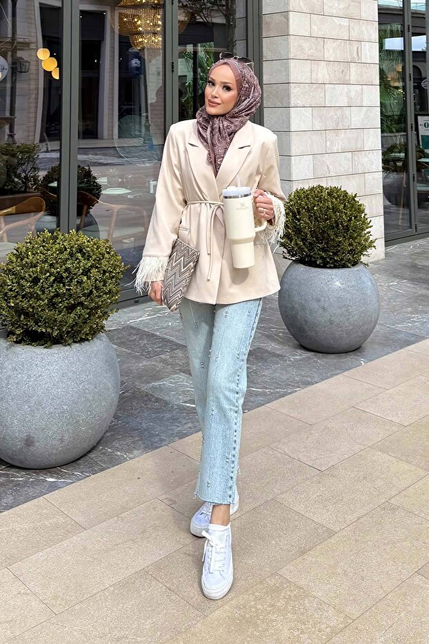 Furry Lined Jacket 32-3302 - 3