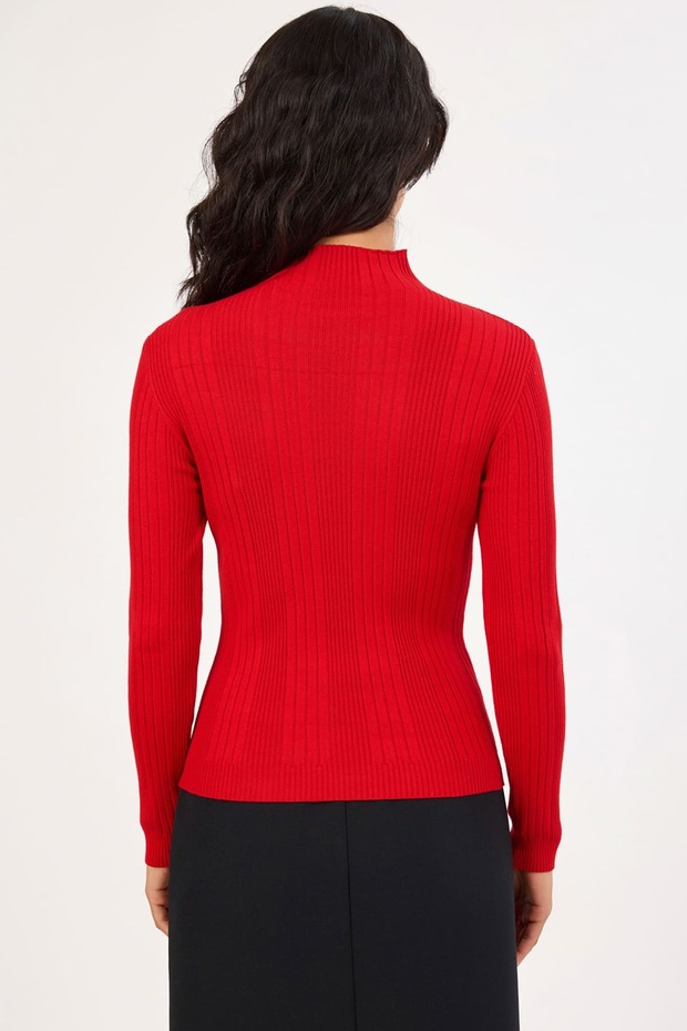 Balıkçı yaka triko kazak - 5