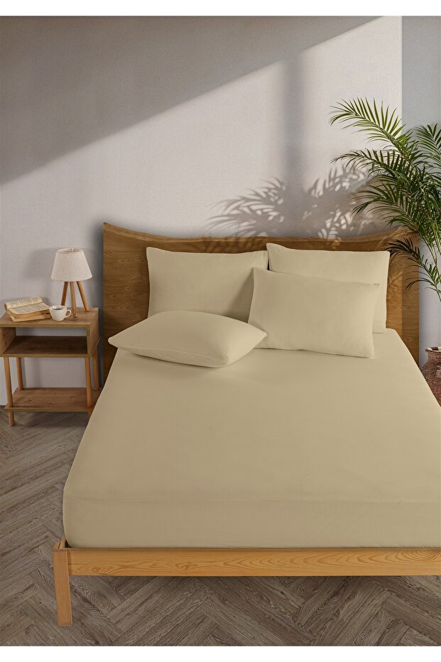 Set de cearșafuri elastice Siena Ranforce 100% bumbac - 1