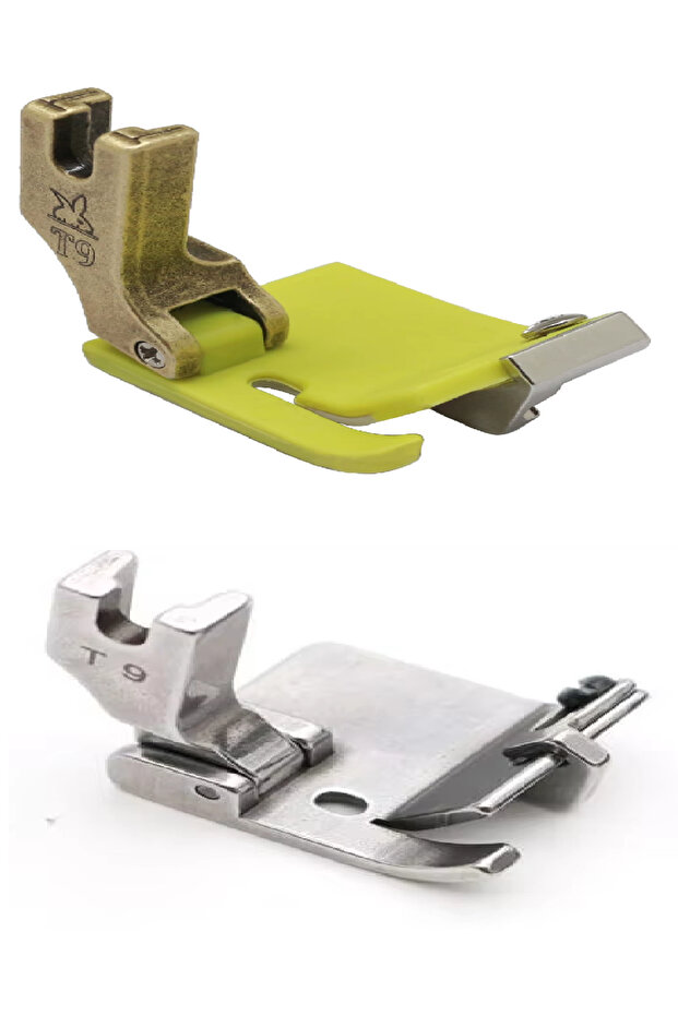 Düz Makine Mesafe Ayarlı Çima Ayak 2li Ayak Seti Demir ve Teflon / T9 Ayak - 6