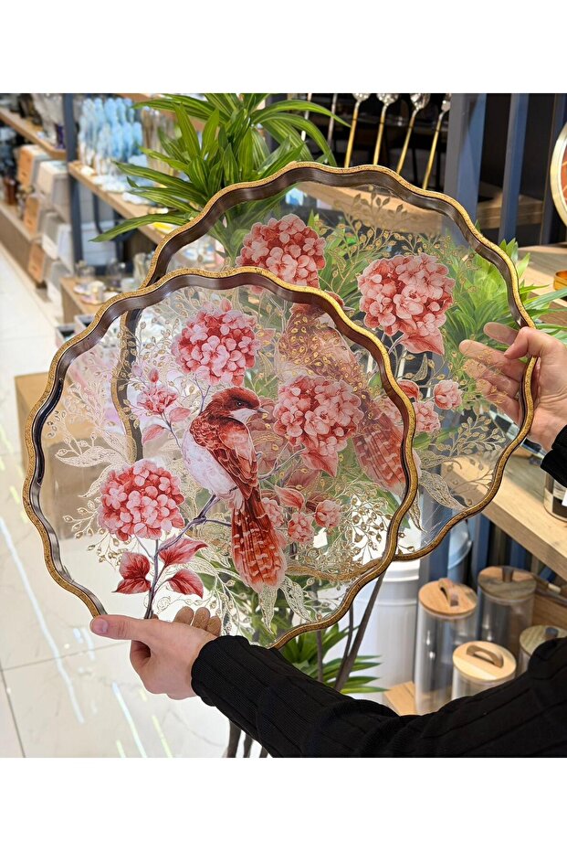 2li Arelis Bird Lüks Tepsi - 1