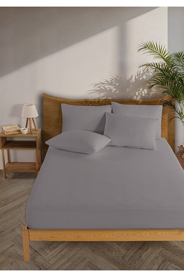 Set de cearșafuri elastice Siena Ranforce 100% bumbac - 1