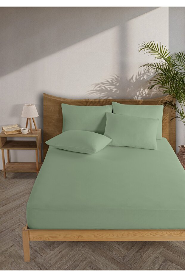 طقم ملاءات سرير سيينا رانفورس مصنوعة من القطن بنسبة 100% - 1