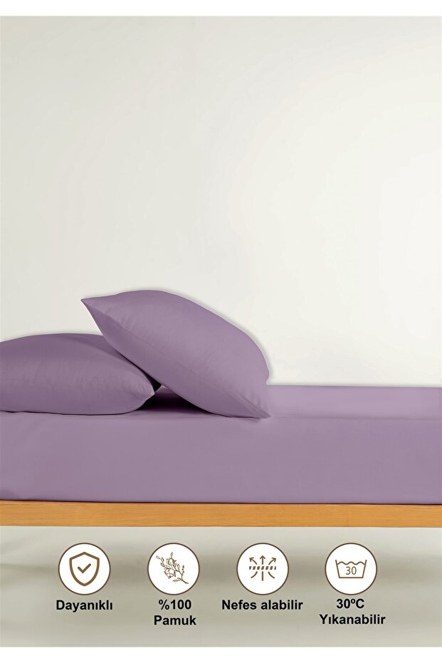 Set de cearșafuri elastice Siena Ranforce 100% bumbac - 4