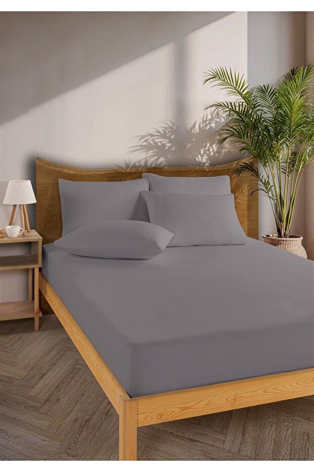 Set de cearșafuri elastice Siena Ranforce 100% bumbac - 2