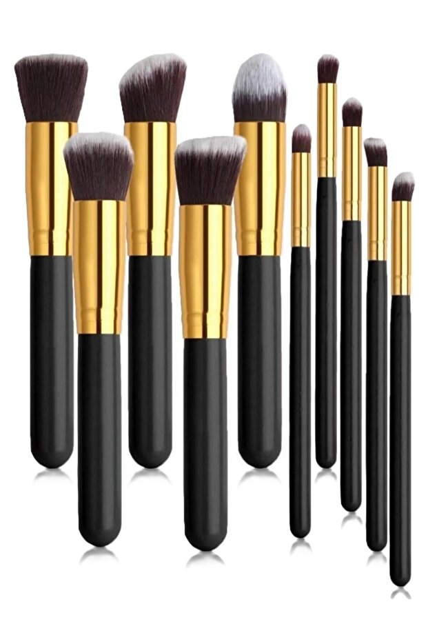 مجموعة من 10 فرش مكياج - 2