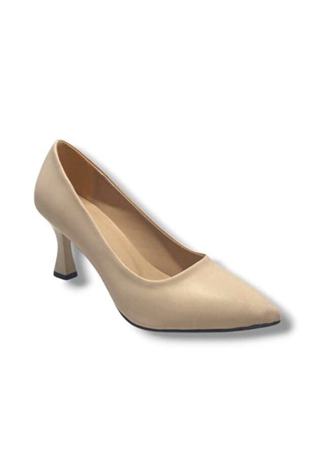 678-26 Skin Leather Thin Heel Women's Shoes
