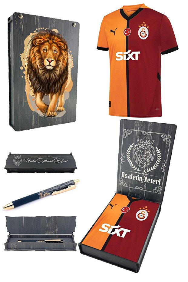 Original Licensed 24/25 Piece 5 Star Jersey Hybrid Pen Set Lion Print