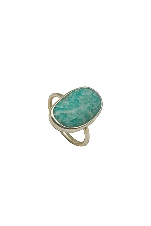 925 Silver Ring with Amazonite - 1