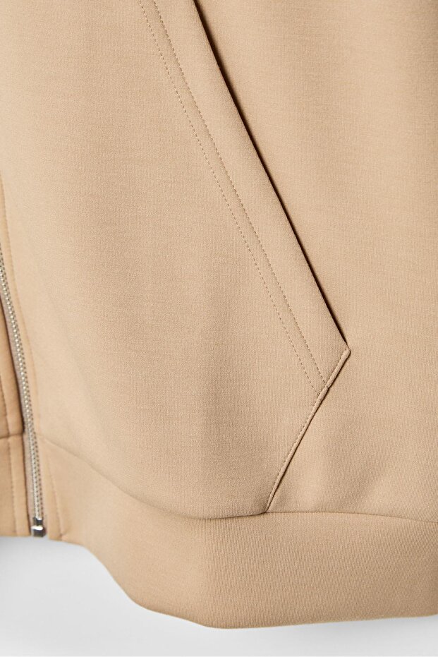 Oversize kapüşonlu sweatshirt - 8