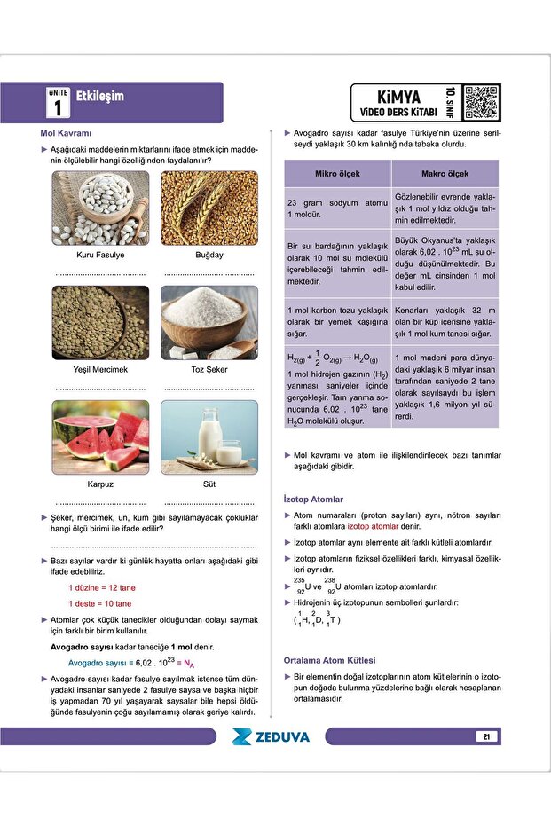 Meschemy Kimya 10. Sınıf Maarif Modeli Kimya Notları - 6