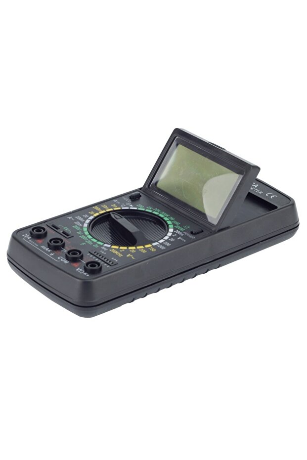 Digital multimeter 9V, LCD display, 32 positions, automatic shutdown, measurement cable - 5