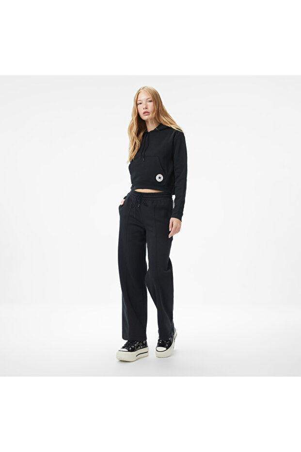 Kadın Siyah Sweatshirt - 3