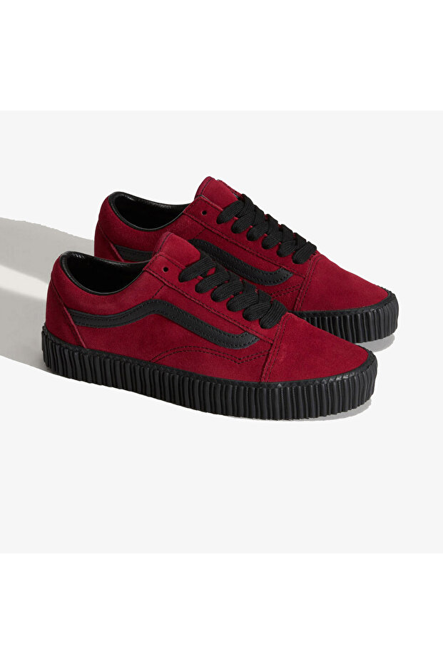 Old Skool Creeper Unisex Bordo Spor Ayakkabı - 2