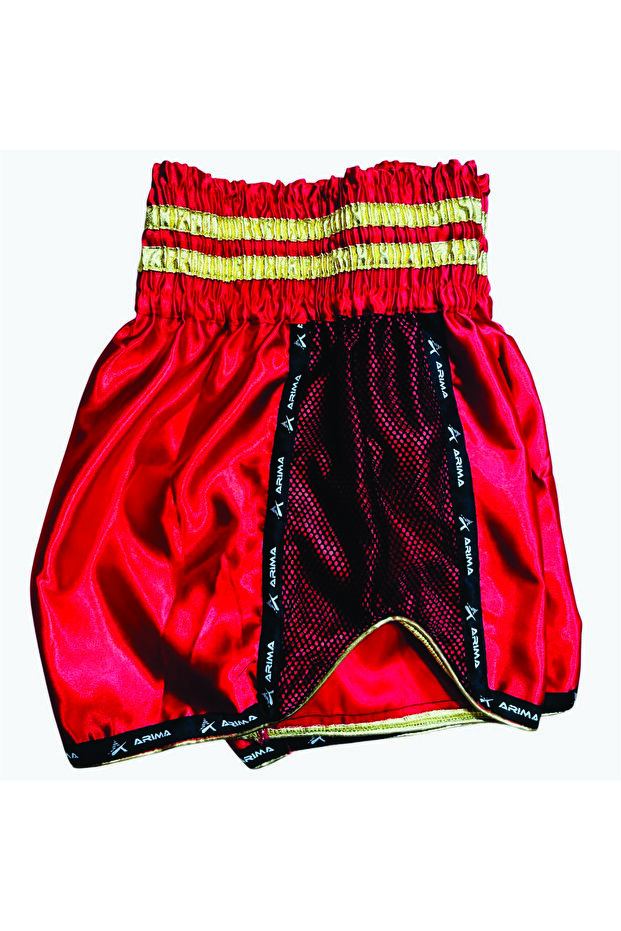 Kick Boks Şort & Kickboks Şortu & Kick Boks Maç Şortu & Kick Boks Kırmızı Şort Pro - 6