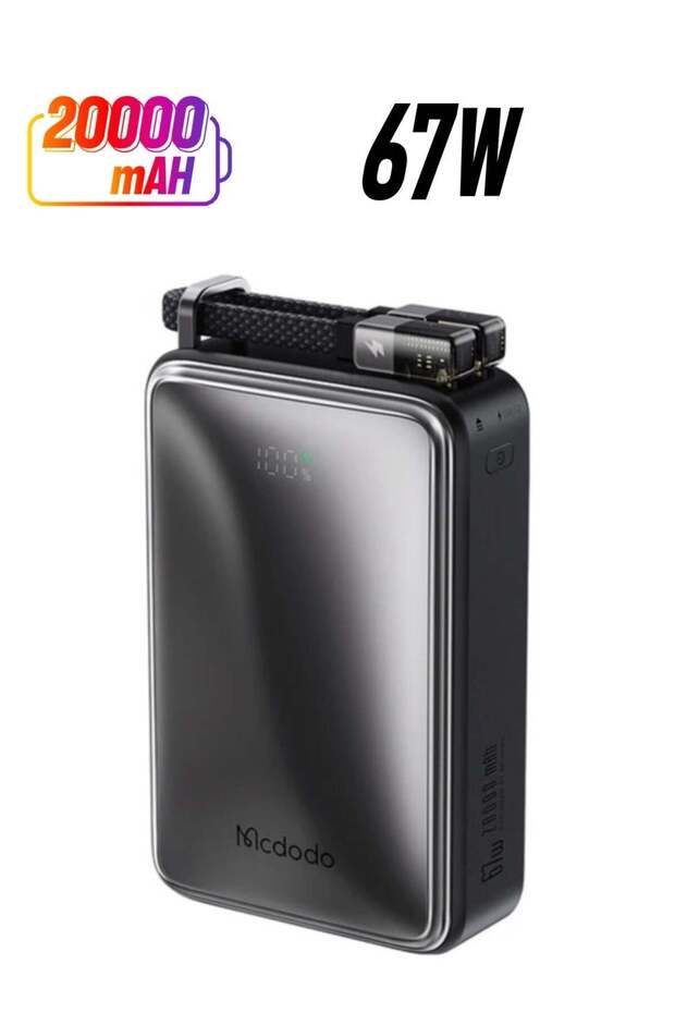 Mc-4331 Black 20000 Mah 67w Ultra Mini Digital Display Powerbank