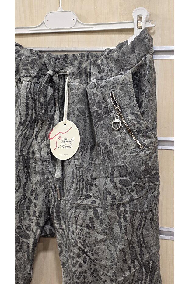 Pantolon Nubuk Görünümlü Amazon Desen - 3