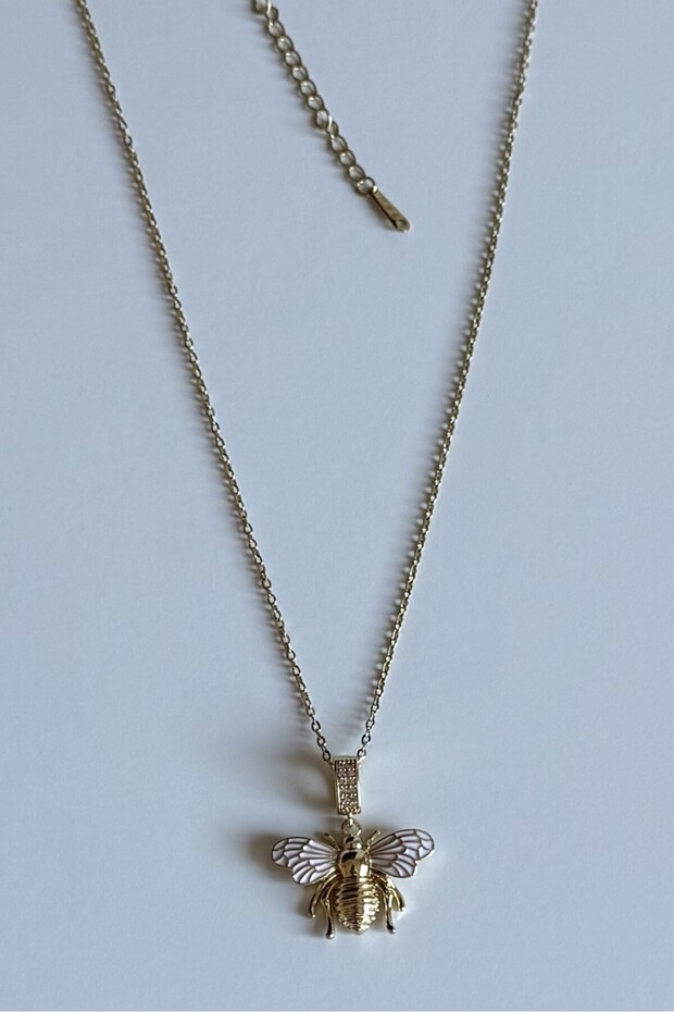 Bee Charm Çelik Kolye - 2