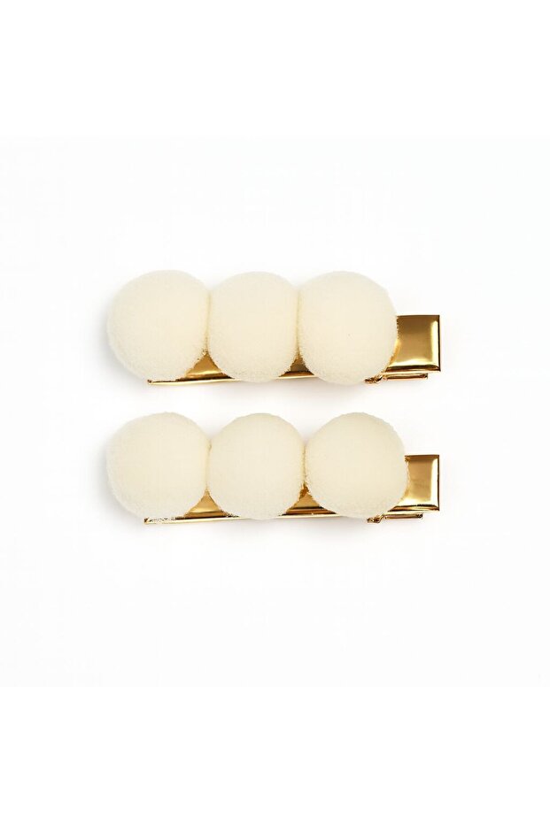 Set of 2 Girls' Plush Soft Model Elegant Buckle Set