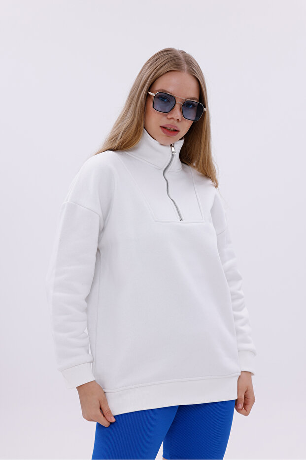 Half Zipper Sweatshirt - 7