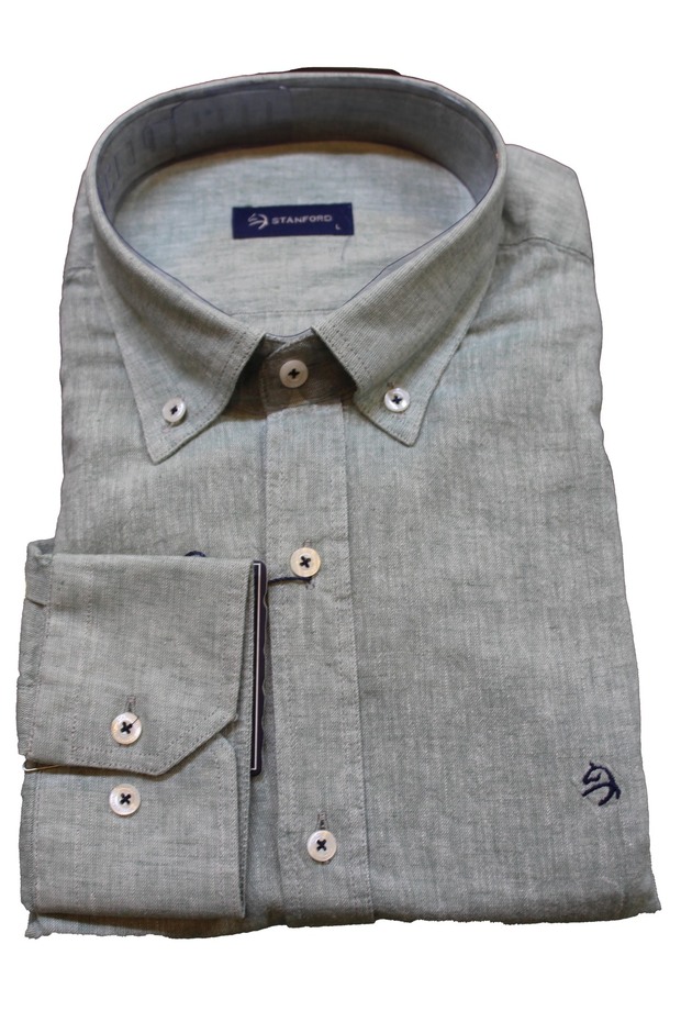 Men's Linen Long Sleeve Shirt