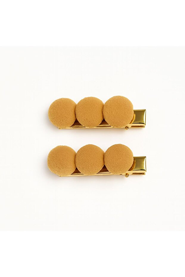 Set of 2 Girls' Plush Soft Model Elegant Buckle Set