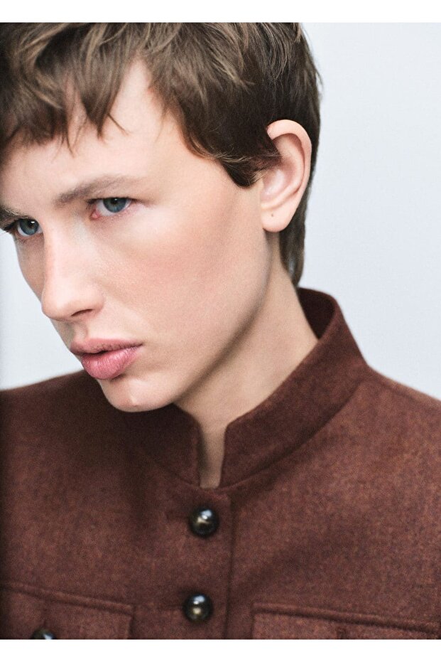 Cepli yün ceket - 5