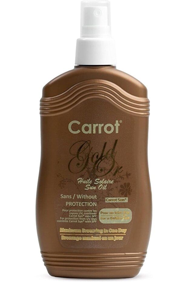 Carrot سبراي زيت لتسريع تسمير البشرة من كاروت