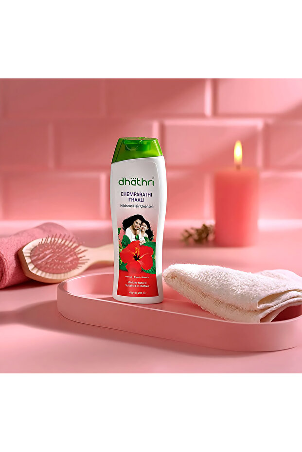 Chemparathi Thaali Natural Hair Wash Shampoo - 200 Ml - Pack Of 4