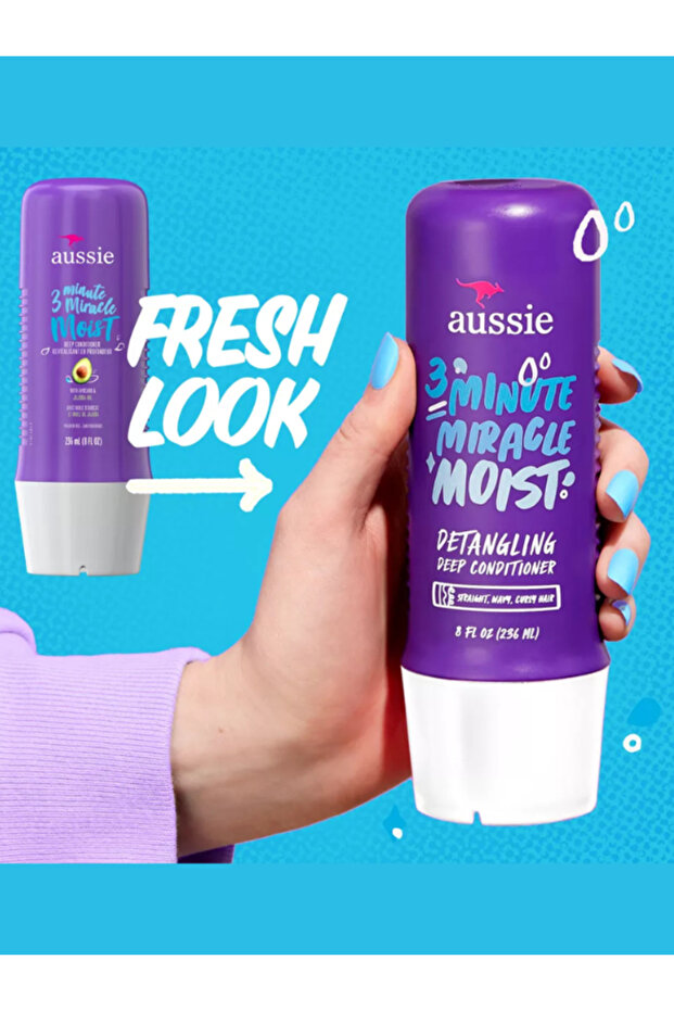 3 Minute Miracle Moist with Avocado & Australian Jojoba Oil, 236ml each - 4