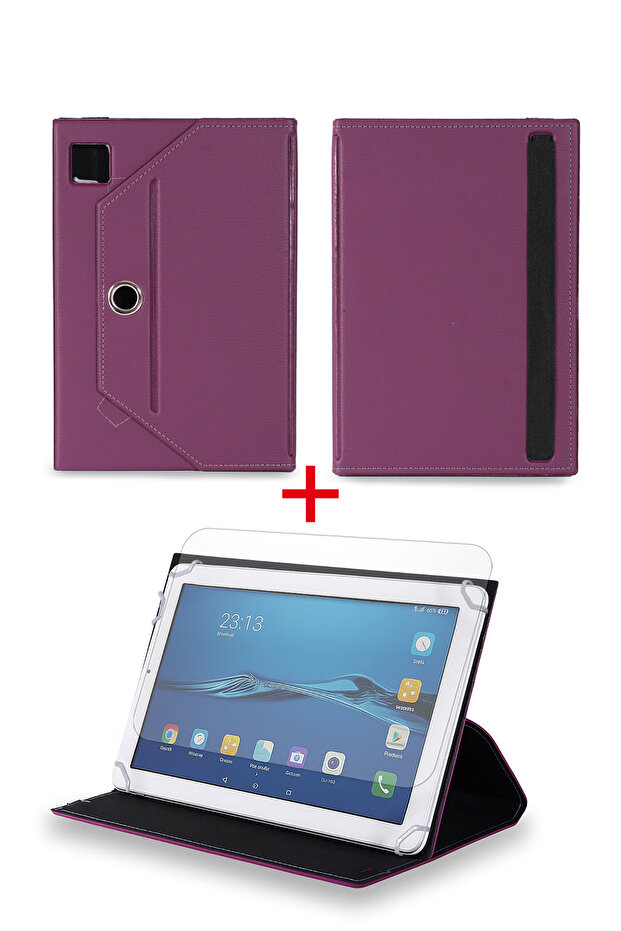 Nextbook Nx010Hi8G - 10.1" Tablet Compatible Tablet Case with Stand + Nano Screen Protector - 1