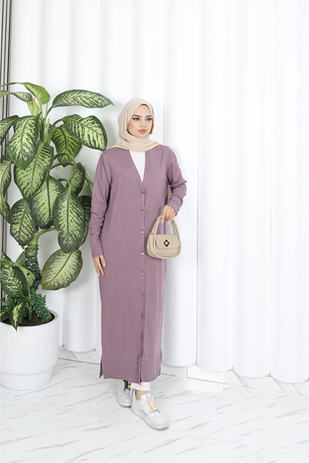 Uzun Merserize Hırka - 3