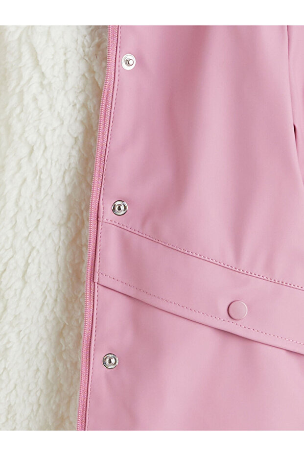 Kapüşonlu Kız Bebek Yağmurluk - 2