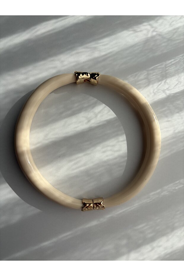 Krem Kemik Kolye - 3