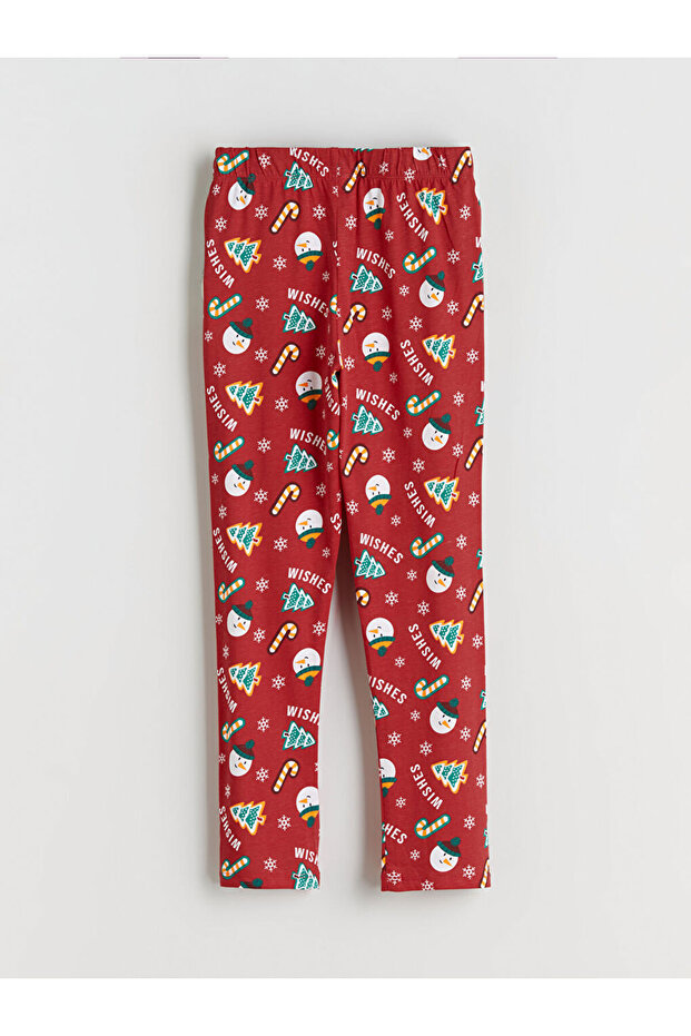 Gömlek Yaka Yılbaşı Temalı Erkek Çocuk Pijama - 5