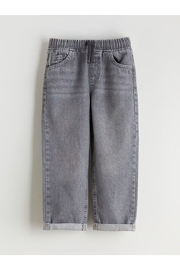 Elastic Waist Boy Jean Trousers