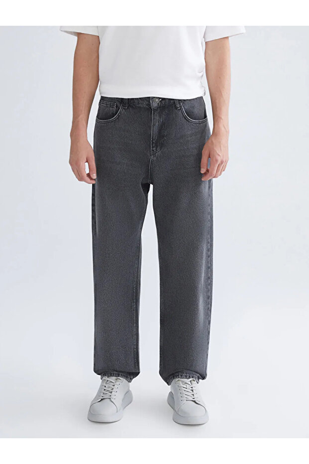 LCW Jeans Antrasit Baggy Fit Erkek Jean Pantolon - 1