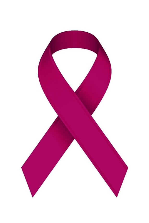 Cancer Awareness Ribbons with Pins (Pack of 2) - Burgundy